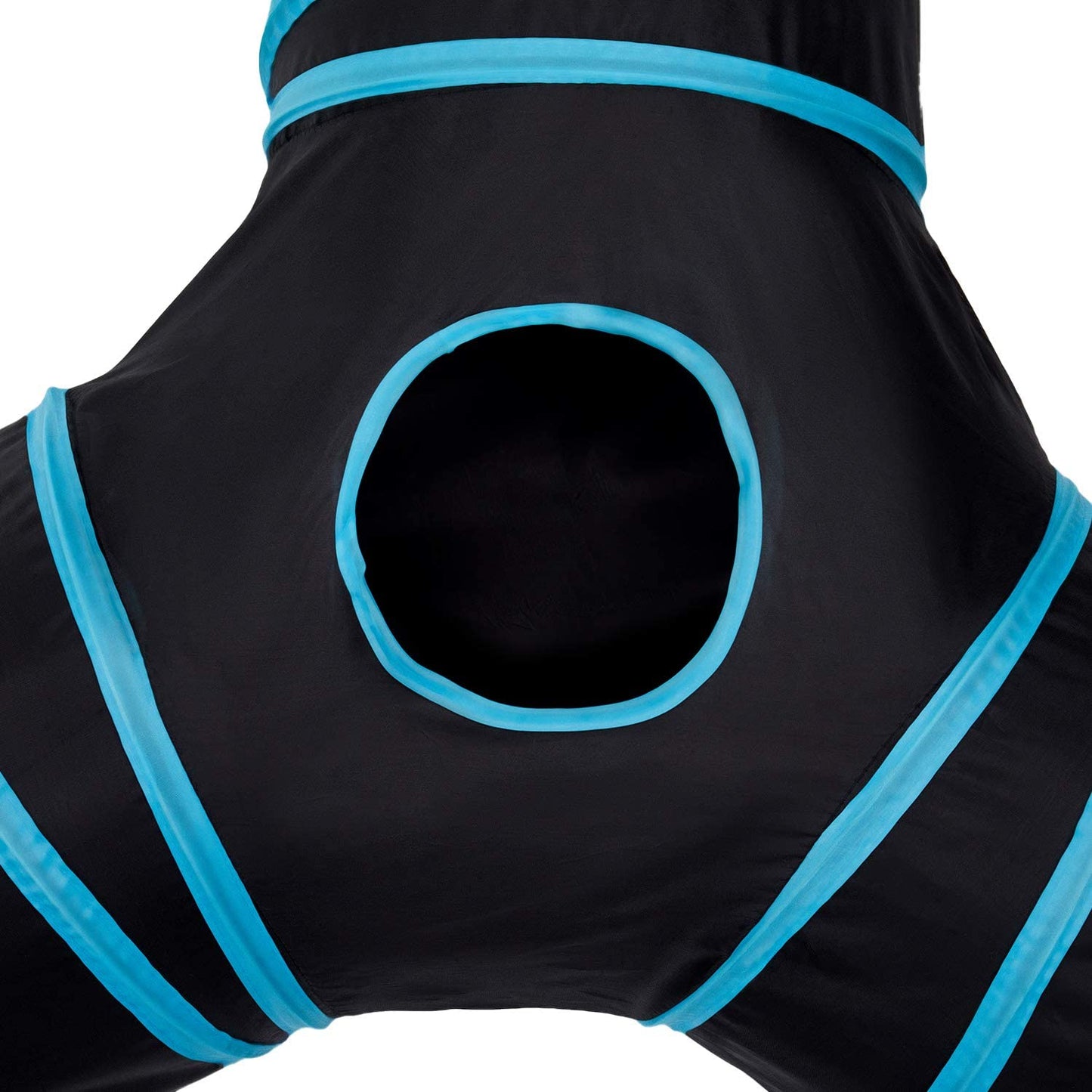 Pet Cat Tunnel Tube Cat Toys 3 Way Collapsible, Tunnels for Indoor Cats,Kitty Bored Peek Hole Toy Ball Cat, Puppy, Kitty, Kitten, Rabbit