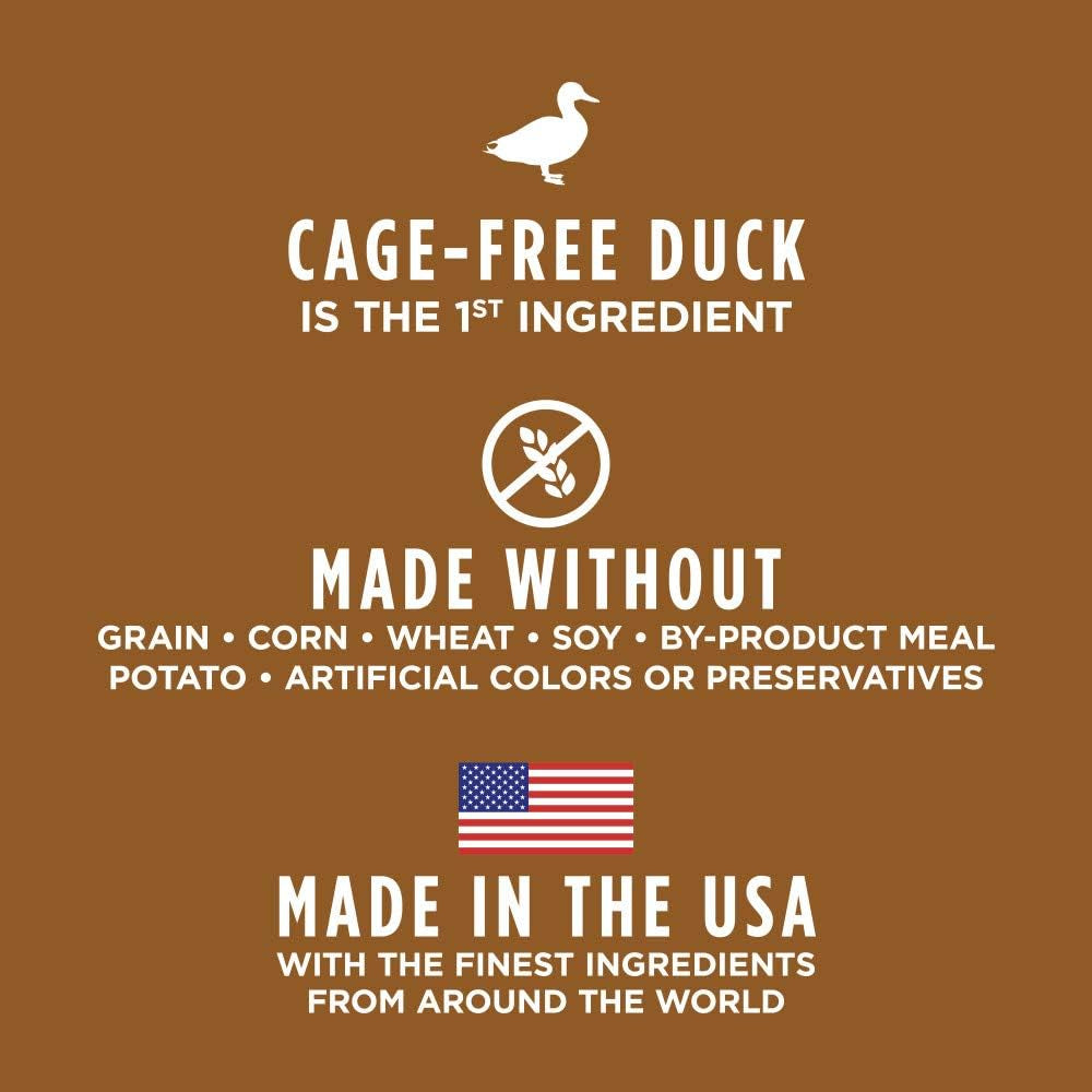 Raw Boost Grain Free Recipe with Real Duck Natural Dry Cat Food, 4.5 Lb. Bag