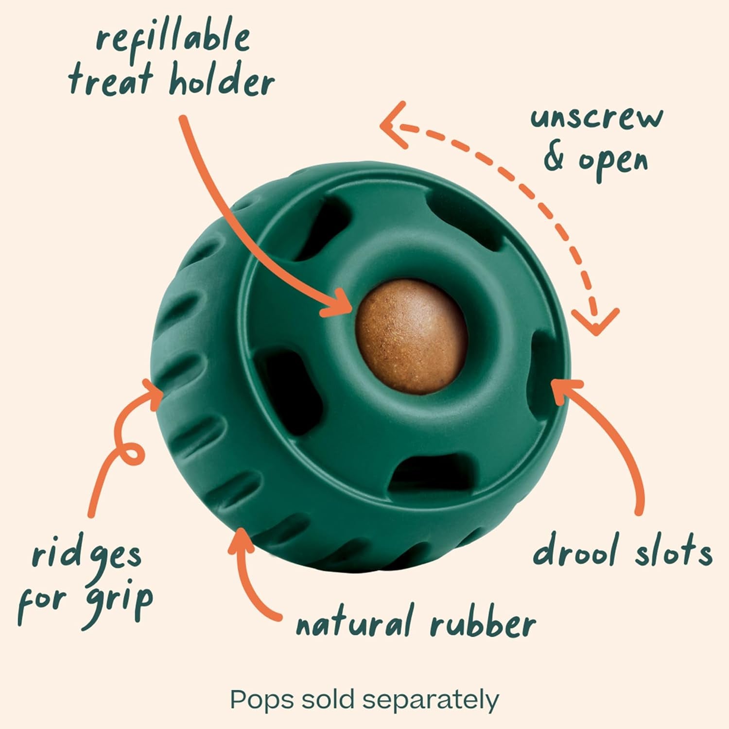 Pupsicle - Long-Lasting Interactive Dog Toy to Keep Your Pup Busy and Distracted - Safe for Dogs - Low-Mess Design - Dog Toys for Medium and Large Dogs 25-75 Lbs