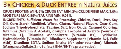 Purrfectly Chicken Variety Pack Wet Cat Food 3 Ounces, Pack of 4 (10 Count Each)