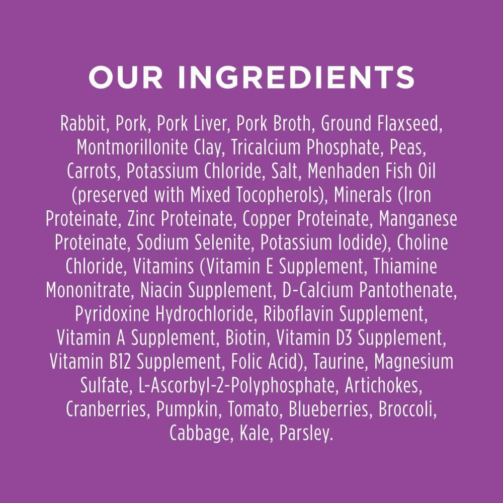 Original Grain Free Real Rabbit Recipe Natural Wet Canned Cat Food by , 5.5 Oz. Cans (Case of 12)