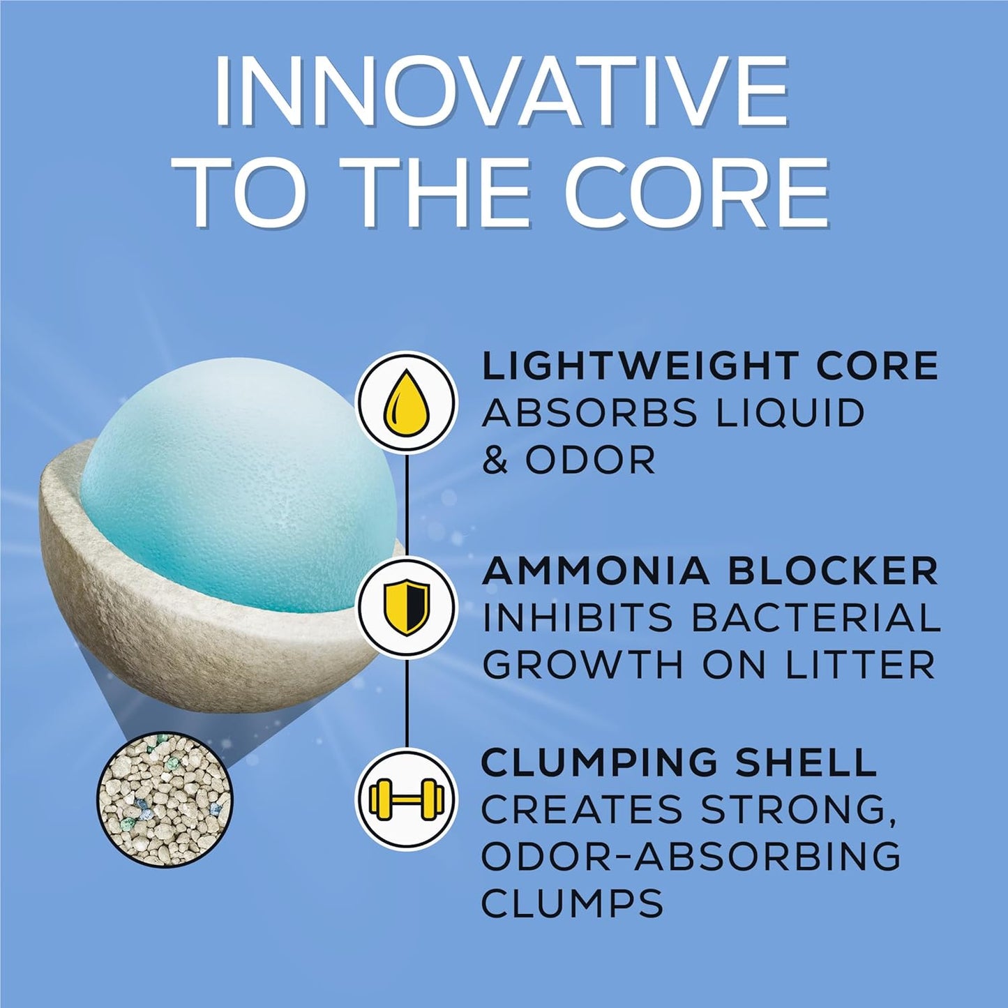 Purina  Lightweight Instant Action, Odor Control, Multi-Cat, Clumping, 99.9 Percent Dust Free Cat Litter - 17 Lb. Box