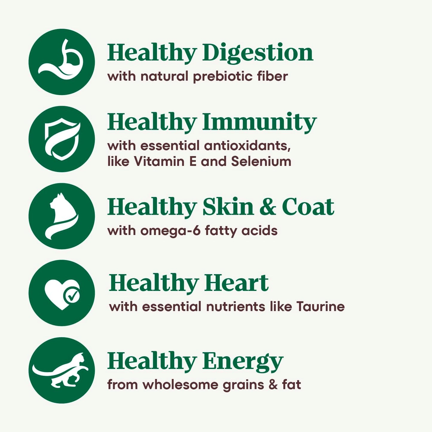 Wholesome Essentials Senior Dry Cat Food, Chicken & Brown Rice Recipe, 5 Lb. Bag