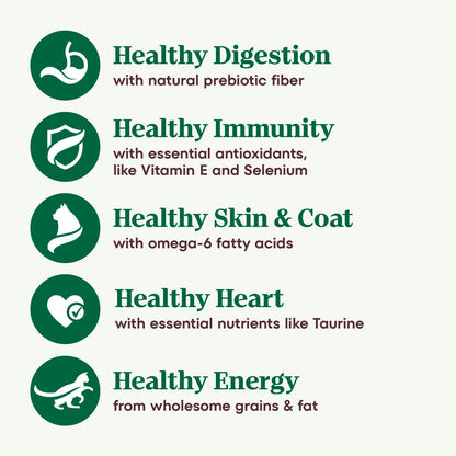 Wholesome Essentials Senior Dry Cat Food, Chicken & Brown Rice Recipe, 5 Lb. Bag