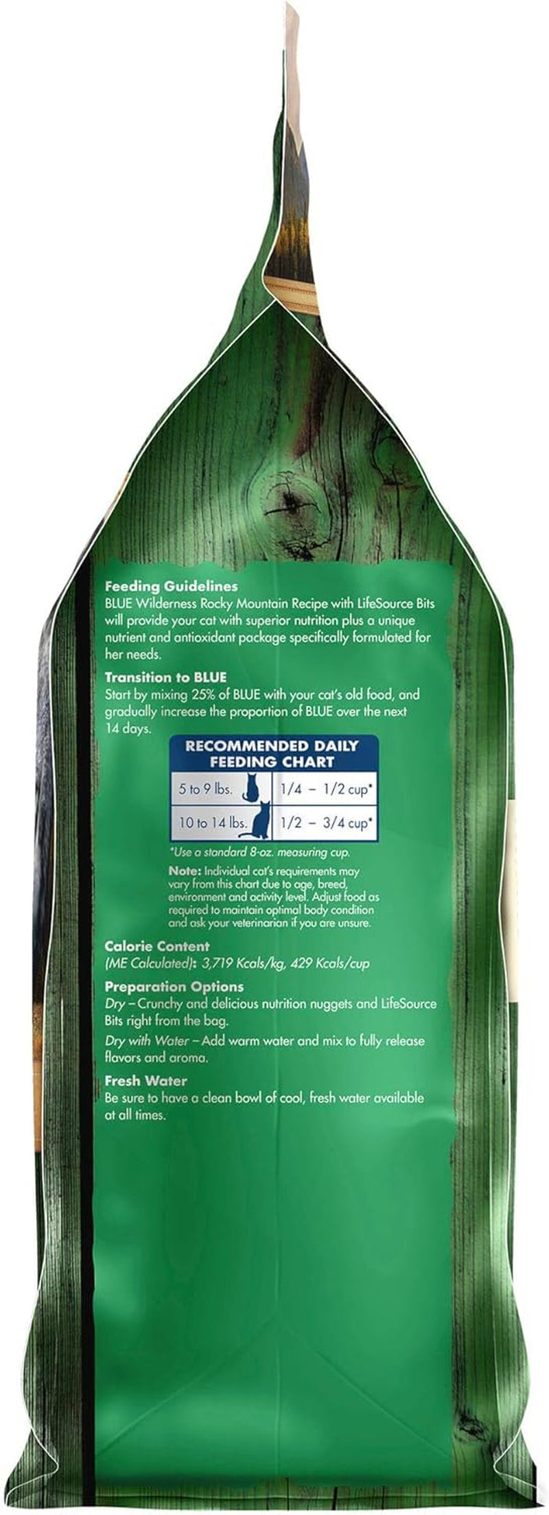 Wilderness Rocky Mountain Recipe High Protein, Natural Adult Dry Cat Food, Rabbit 4-Lb