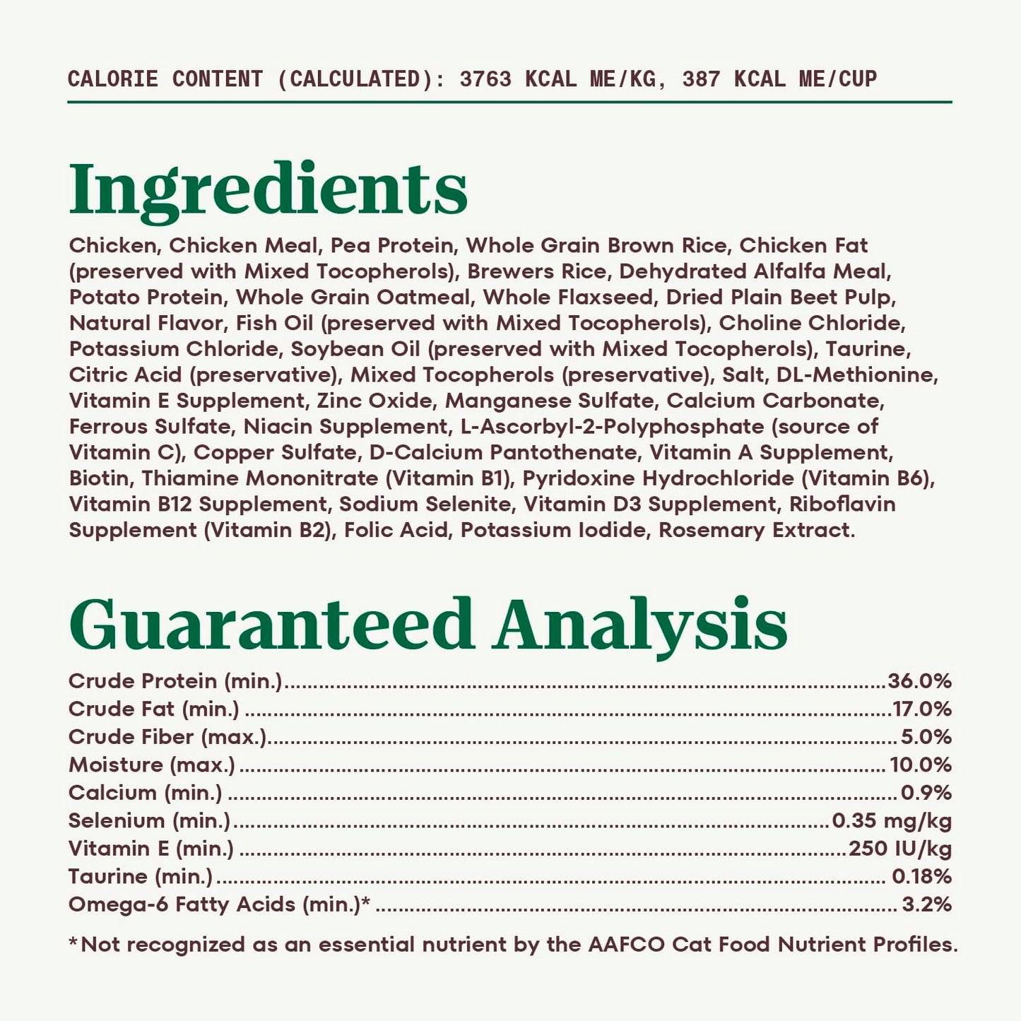 Wholesome Essentials Senior Dry Cat Food, Chicken & Brown Rice Recipe, 5 Lb. Bag